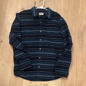 Men's Striped Blue Shirt marine layer